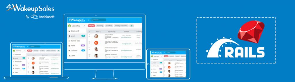 Wakeupsales CRM Apps To Manage Your Sales Powered by Rails