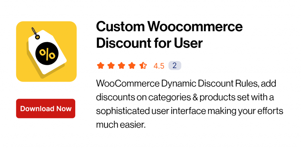 User Discount WooCommerce Plugin